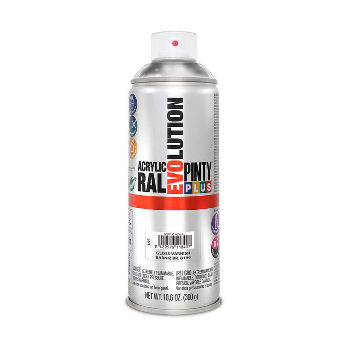 Pinty Plus Spray Barniz Evolution B199 Brillante 520 cc