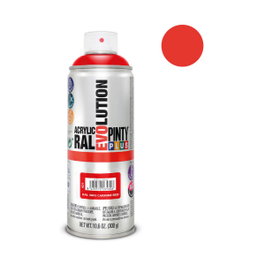 Pinty Plus Pintura acrílica spray Evolution RAL 3002 Rojo carmín