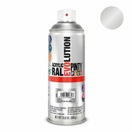 Pinty Plus Pintura acrílica spray Evolution plata 520 cc