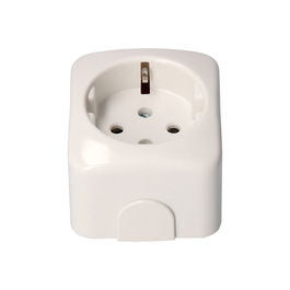 Base de Superficie Schuko T/TL 25A 250V para Hornos Blanco Termoplástico