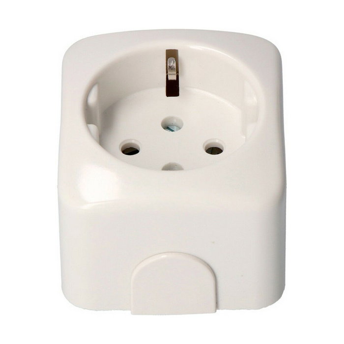 Base de superficie Schuko T/T lateral 25A 250V especial hornos
