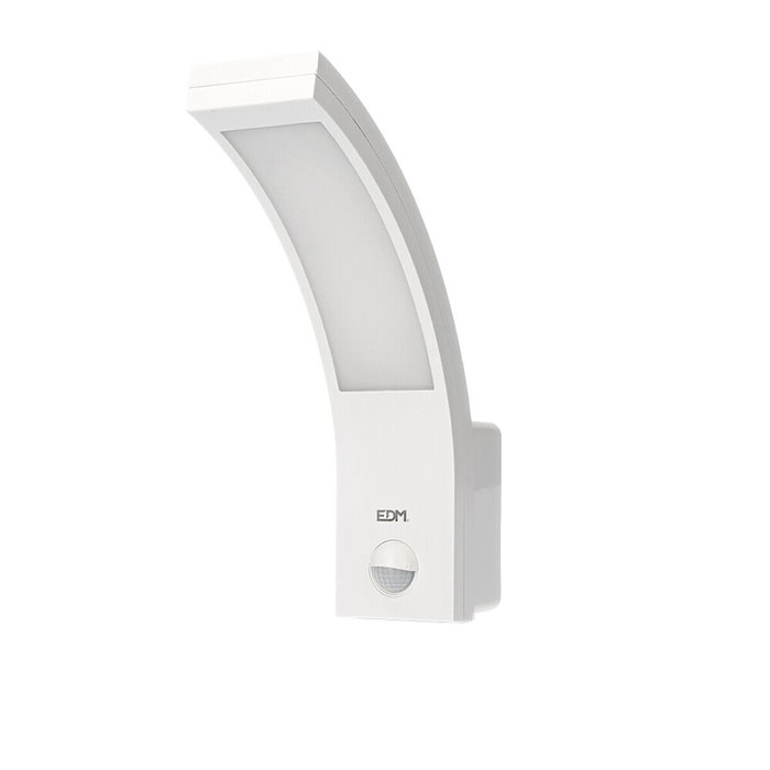Edm Aplique LED exterior con sensor de movimiento 10W 1686 lm 6400K IP54