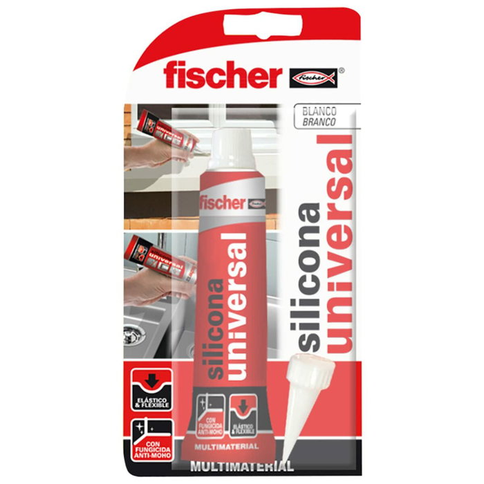 Fischer Silicona universal blanco 50 ml Fischer Silicona universal blanco 50 ml