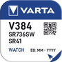 Varta Micro pila de botón Silver SR41 - V384 1,55 V