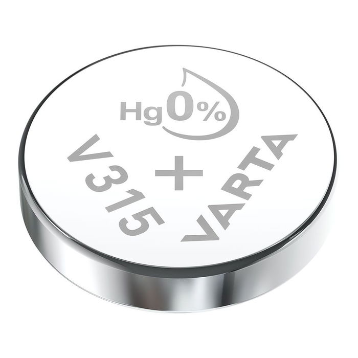 Varta V315 Micro Pila Botón Óxido de Plata 1,55V Ø7,9x1,68mm Blister Varta V315 Micro Pila Botón Óxido de Plata 1,55V Ø7,9x1,68mm Blister