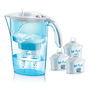 Laica J9047WS Kit Jarra Stream 2,3L Blanca con 3 Filtros Bi-Flux