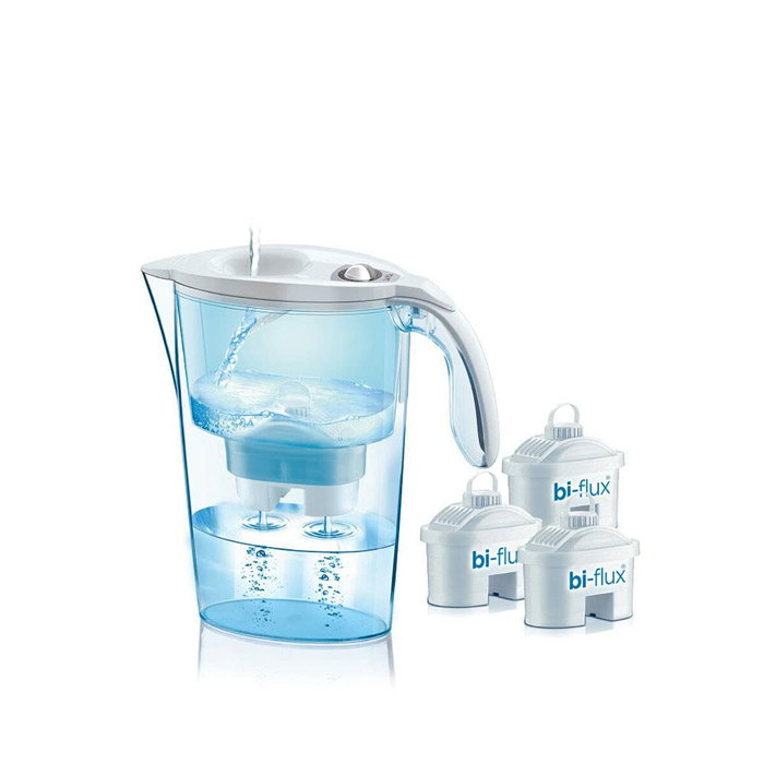 Laica Pack Jarra Stream 2,3l Blanca + 3 Filtros Bi-Flux Laica Pack Jarra Stream 2,3l Blanca + 3 Filtros Bi-Flux