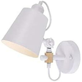 Edm Aplique de pared metálico blanco E27 60W 25x27cm