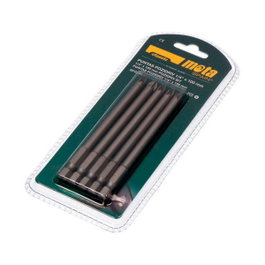 Mota Herramientas Puntas Pozidrive PZ2 x 90 mm 1/4 pulg Acero, 5 uds