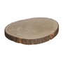 Mica Decorations Base decorativa tronco de madera natural ø34 x 4 cm