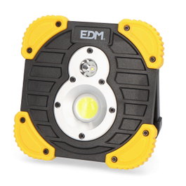 Edm Titan Work T3 Linterna Foco Recargable con Función Power Bank
