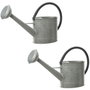 Decoris Regadera de zinc 5 l Gris