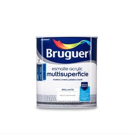 Bruguer Esmalte Acrílico Multisuperficie Blanco Permanente Brillante 750 ml