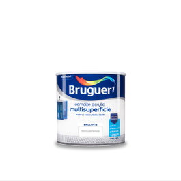 Bruguer Esmalte acrílico multisuperficie blanco permanente brillante 250 ml