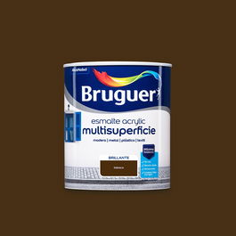 Bruguer Esmalte acrílico multisuperficie brillante tabaco 750 ml