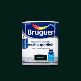 Bruguer Esmalte Acrilico Multisuperficie Verde Brillante 750 ml