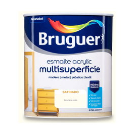 Bruguer Esmalte acrílico multisuperficie blanco roto satinado 750 ml