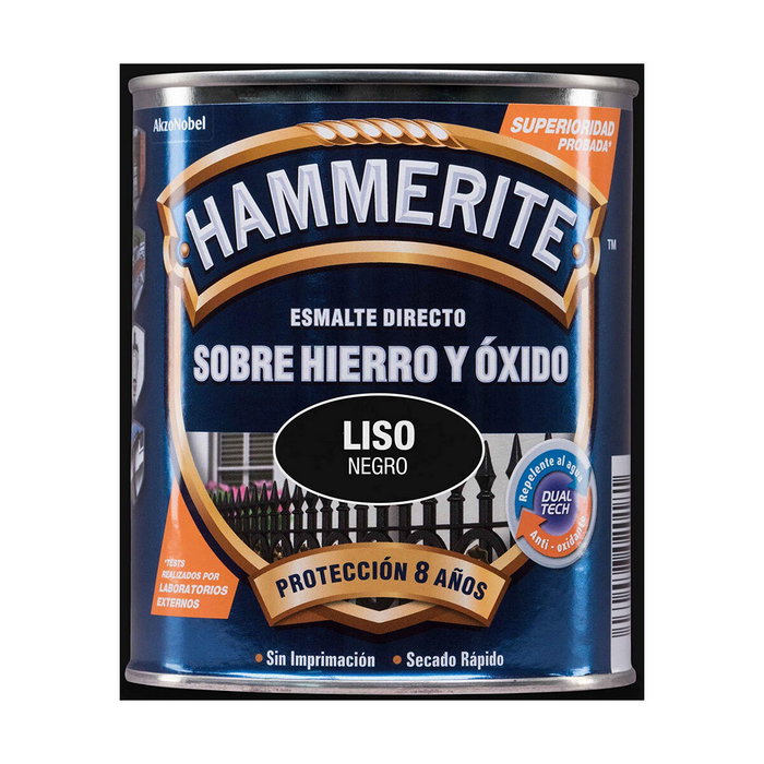 Bruguer Esmalte metálico negro liso brillante 750 ml Bruguer Esmalte metálico negro liso brillante 750 ml
