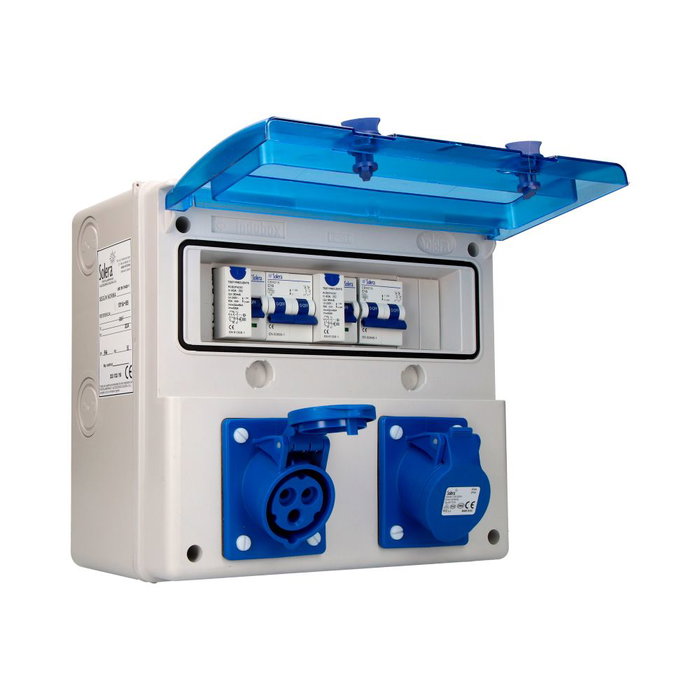 Solera 1311A-I85 Cuadro Eléctrico Estanco IP65 Cableado con Bases y Protecciones 270x250x160 mm Solera 1311A-I85 Cuadro Eléctrico Estanco IP65 Cableado con Bases y Protecciones 270x250x160 mm