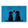 Edm Felpudo de Fibra de Coco Modelo Perros Azul 60 x 40 cm