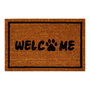 Edm Felpudo de fibra de coco modelo Welcome huella, 60 x 40 cm