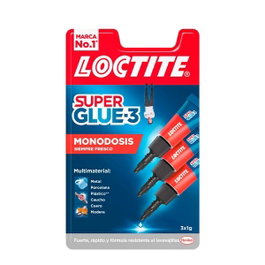 Loctite Super Glue 3 Mini Trio 3 x 1 g