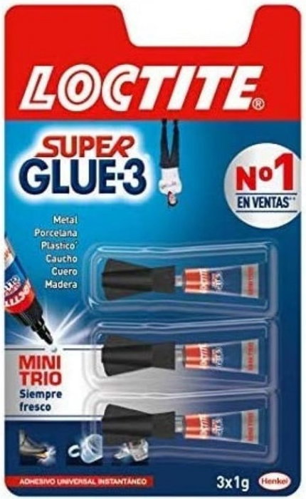 Loctite Super Glue 3 Mini Trio 3 x 1 g