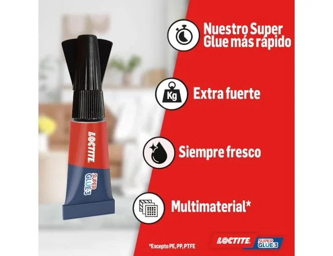 Loctite Super Glue 3 Mini Trio 3 x 1 g