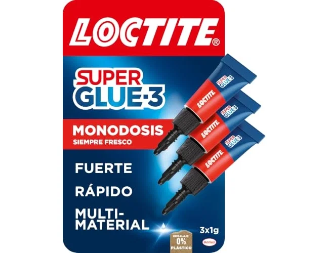 Loctite Super Glue 3 Mini Trio 3 x 1 g