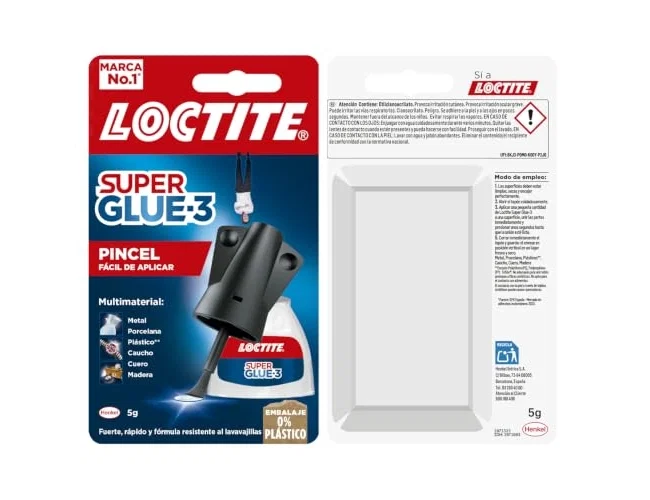 Loctite Super Glue-3 Pegamento Instantáneo con Pincel 5 g