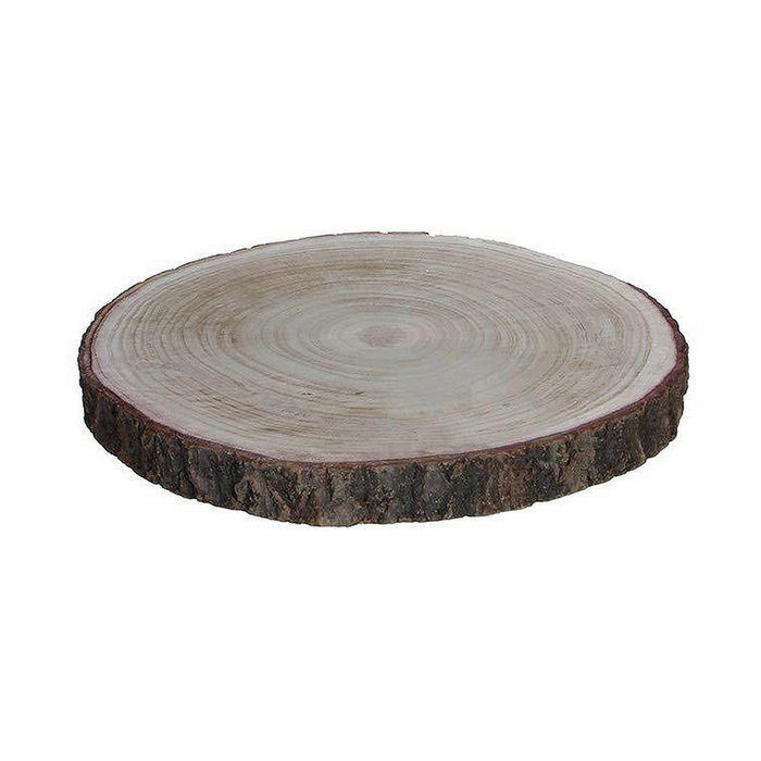 Mica Decorations Base decorativa tronco de madera ø30 x 3 cm