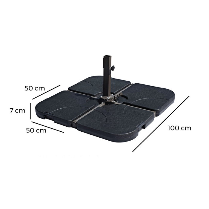 Base para parasol excentrico mod. 81910 / 81911 / 81913 / 81914