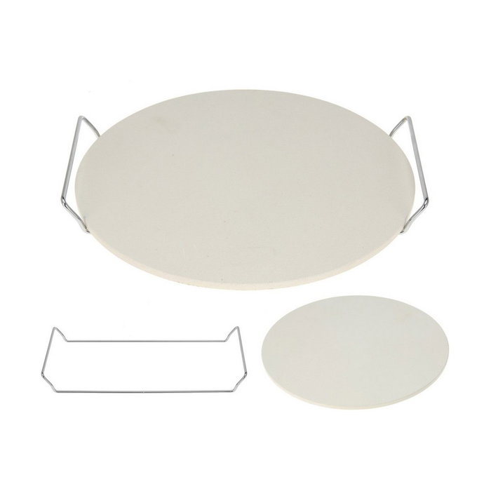 Excellent Houseware Piedra para hacer pizzas con asas ø33 cm Excellent Houseware Piedra para hacer pizzas con asas ø33 cm