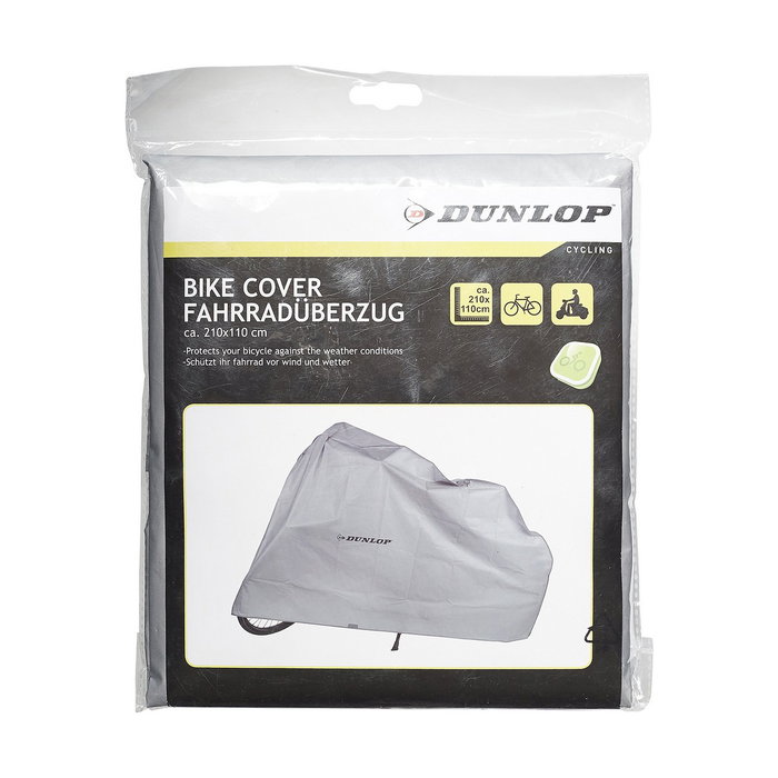 Dunlop Funda para proteger la bicicleta 210x110cm Gris