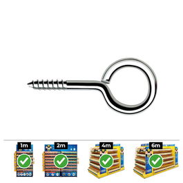 Celo Din hc Hembrilla Roscada Cerrada Acero Zincado Ø2,7x40 mm Caja 500uds