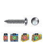 Celo Tornillo Chapa Alomada Din 7981 3.5x19mm Zincado Philips Ph Caja 500 Unidades
