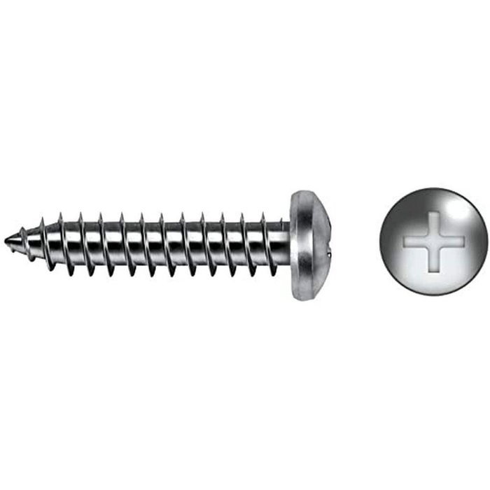Celo Caja 250 unid. tornillo chapa alomada Phillips 4,8x16mm zincado