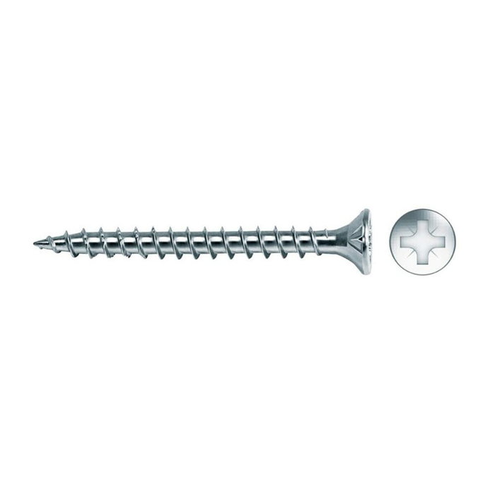 Celo Tornillo para madera avellanado Vlox 3,5x50mm, caja de 200 unidades Celo Tornillo para madera avellanado Vlox 3,5x50mm, caja de 200 unidades