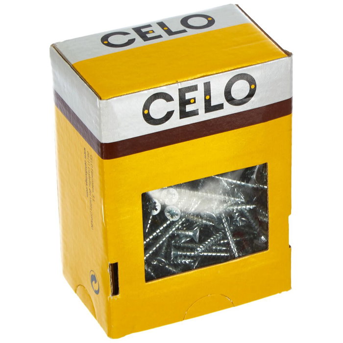 Celo Tornillos para Madera Avellanados 4x40mm Zincados Celo Tornillos para Madera Avellanados 4x40mm Zincados