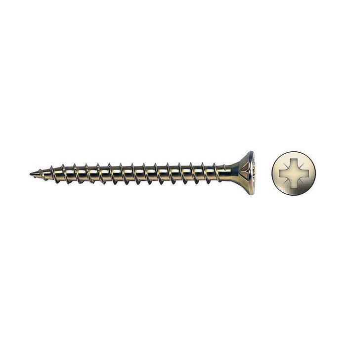 Celo Tornillo para Madera Avellanado Vlox Ø5x60mm Zincado (125 unidades)