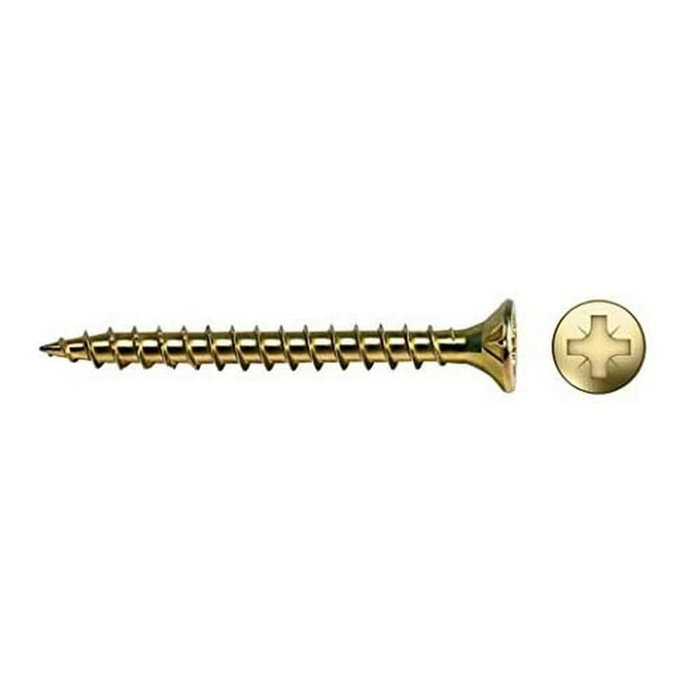 Celo Tornillo para Madera Avellanado Vlox Ø6 x 60 mm PZ Bicromatado+Lubr. (100 unidades) inevitable Celo Tornillo para Madera Avellanado Vlox Ø6 x 60 mm PZ Bicromatado+Lubr. (100 unidades) inevitable
