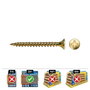 Celo Vlox Tornillo Madera Avellanado Ø6 x 70 mm Bicromatado + Lubr. Caja 80 unidades