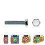 Celo Tornillo Métrica Hexagonal Din 933 Ø6x20mm Zincado Caja 250 Unidades