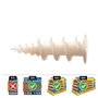 Celo GKD Taco Nylon para Cartón Yeso (Caja 50 Unid.) Ø 3-4.5 x 35mm, Nylon Blanco