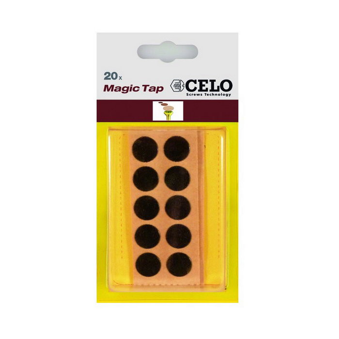 Celo Tapones Adhesivos Ø 13mm Blanco - Caja de 200 Unidades Celo Tapones Adhesivos Ø 13mm Blanco - Caja de 200 Unidades
