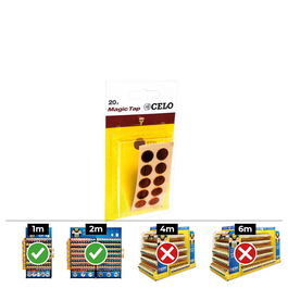 Celo mtap Caja 10 blisters tapon adhesivo PVC roble Ø13mm 200 unidades