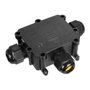 Solera BK-3PT Caja de Empalmes Aérea Exterior Estanca 3 Prensaestopas IP68 Black Series 9,3x7,3x3,8cm