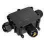 Solera Caja de empalmes aérea para exterior estanca con 3 prensaestopas IP68 Black Series bk-3pt