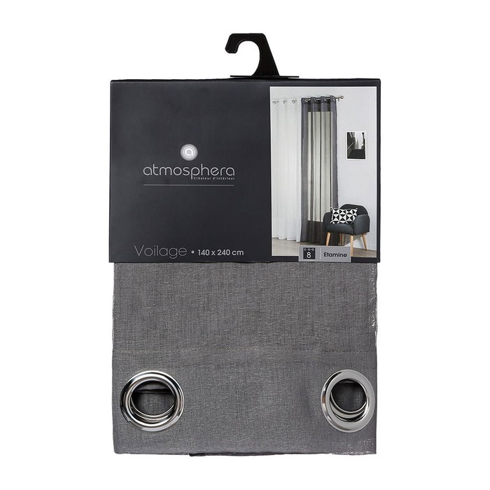 Atmosphera Visillo con ollao color visón 140 x 240 cm