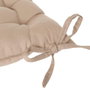Atmosphera Cojín para silla estilo galleta Beige 38 x 38 cm
